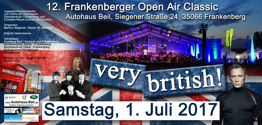 Banner für das 12. Frankenberger Open Air Classic 2017